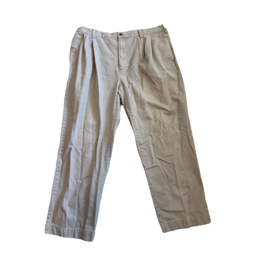 Jos A Banks Khaki Pants Mens Cotton 40 X 29